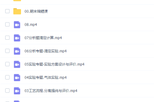 吕子正高三化学2022年寒假班视频课程完结