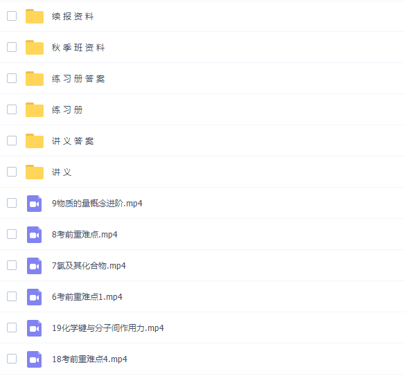 高中化学作业帮康冲高一化学2021年秋季尖端班插图 高中化学作业帮康冲高一化学2021年秋季尖端班插图