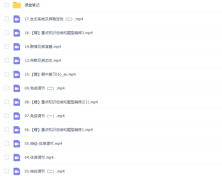 高中生物作业帮邓康尧2021高二生物秋季班更新17讲插图1 高中生物作业帮邓康尧2021高二生物秋季班更新17讲插图1
