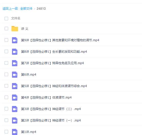 高二生物张继光高二生物2021年暑假班完结插图
