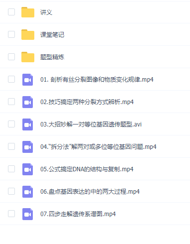 高中必修一知识点尖端班总结,作业帮邓康尧老师的生物百度下载插图 高中必修一知识点尖端班总结,作业帮邓康尧老师的生物百度下载插图