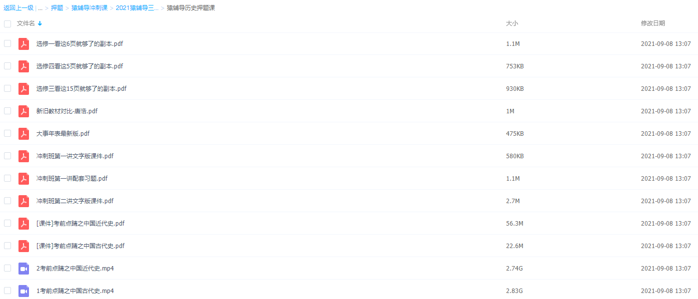 2021猿辅导历史押题课冲刺课插图