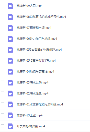 林萧高三地理2021年秋季班新教材课程插图1