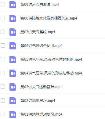 周欣高二地理2021年秋季班课程完结插图1