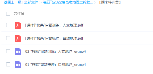 猿辅导崔亚飞2022届高考地理A+班二轮复习寒春联报寒假班更新4讲插图1