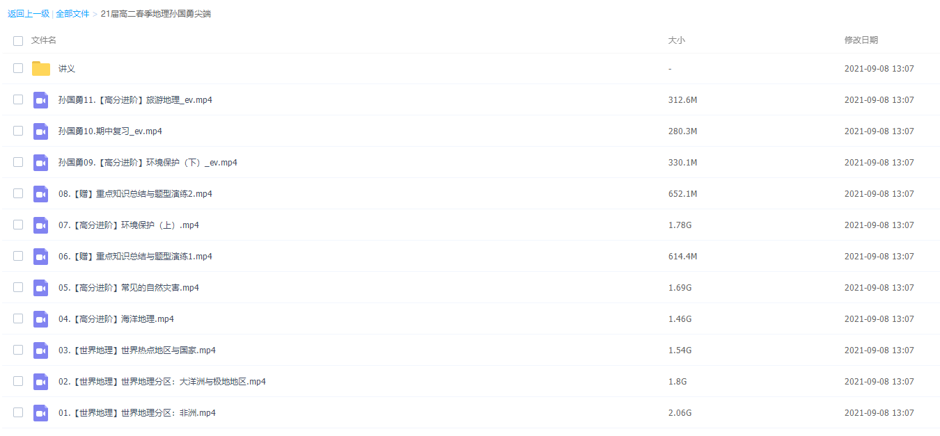2021作业帮高二春季地理孙国勇尖端班插图