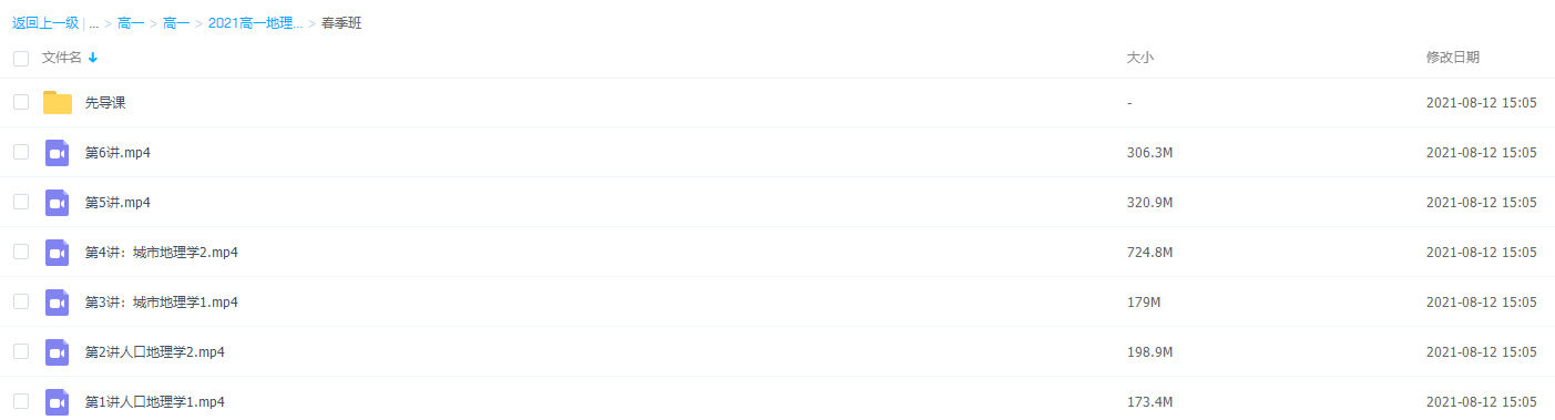 2021届春季班(HL绝密)-高一地理周欣春班插图