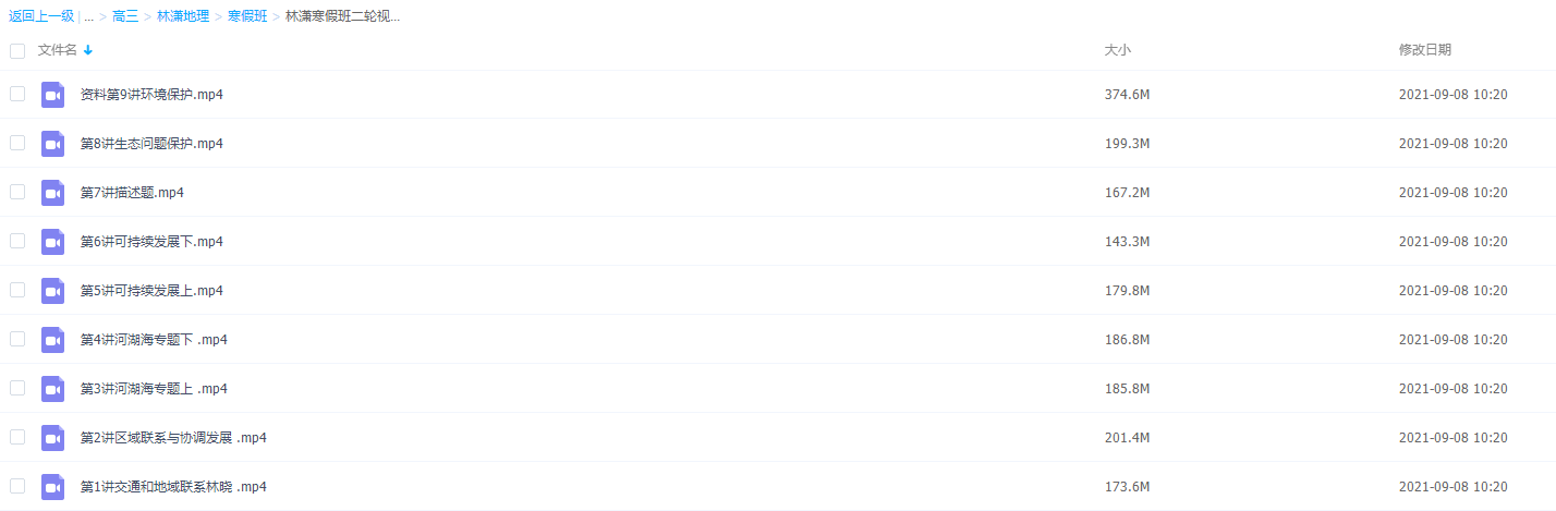 2021届寒假班(HL绝密)-高三林潇寒假班二轮视频课插图