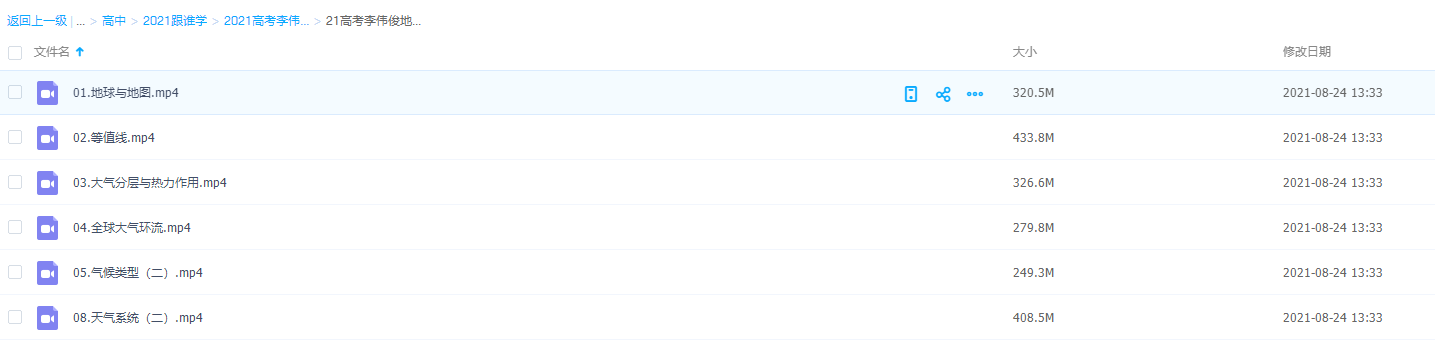 2021跟谁学高考李伟俊地理暑假班学习资料下载插图