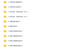 有道精品课爱丽丝口语能力全攻略视频课程完结