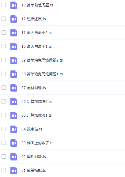 数学思维课《捅破数学Level1~6》视频课程插图4