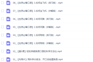 英语教授顾悦终极英语口语课