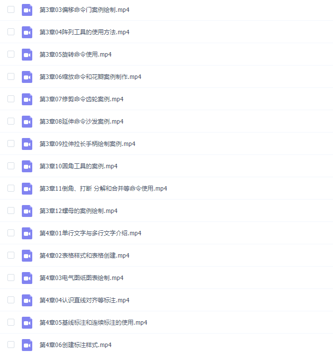 CAD2019绘图从入门到精通视频教程全集插图1 CAD2019绘图从入门到精通视频教程全集插图1