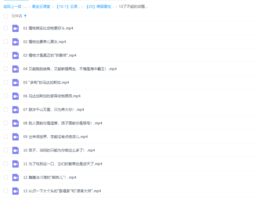 萌眼看世界之了不起的动植物高清视频25集插图1 萌眼看世界之了不起的动植物高清视频25集插图1