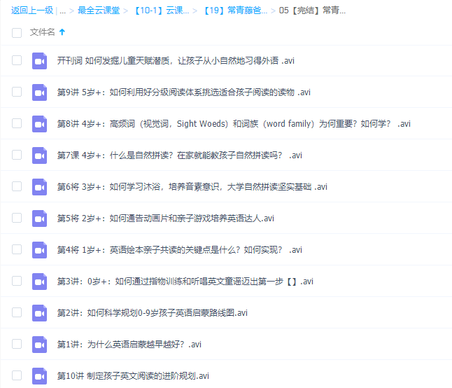 幼儿英语常青藤爸爸0-9岁英语启蒙视频课程插图