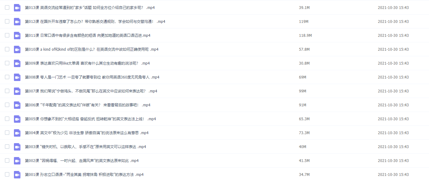 孙志立英语口语每天练100讲(完结)插图 孙志立英语口语每天练100讲(完结)插图