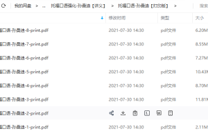 托福口语孙桑迪【打印版】练习提分技巧整理知识点讲义资料