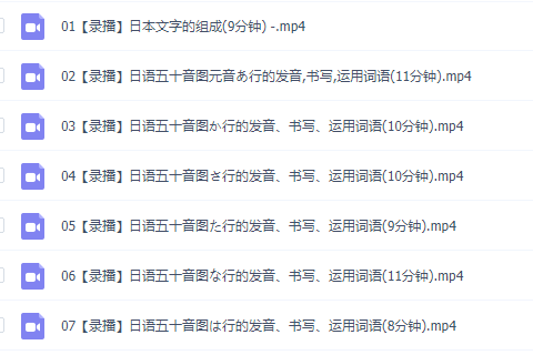 萌新日语学习方法视频课程必修课,日文基础入门资源插图 萌新日语学习方法视频课程必修课,日文基础入门资源插图
