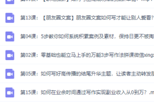 师北宸，人人能掌握的万能写作法（完结），锻炼你的文案能力