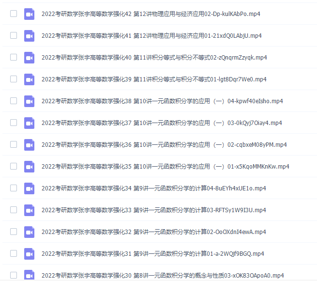 2022考研数学张宇高等数学强化系统课插图2