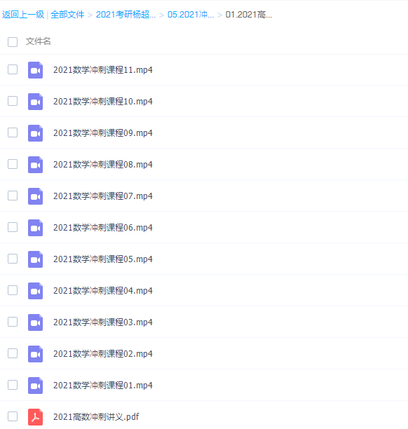2021考研数学杨超冲刺密训班冲刺课程插图1 2021考研数学杨超冲刺密训班冲刺课程插图1