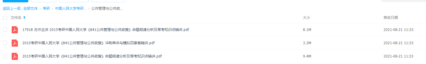 中国人民大学考研真题整理资料笔记公共管理与公共政策插图 中国人民大学考研真题整理资料笔记公共管理与公共政策插图