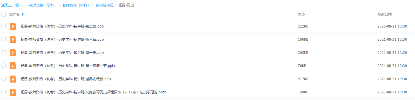 教师资格(学科)教材精讲班杨勇历史精讲班学习讲义插图