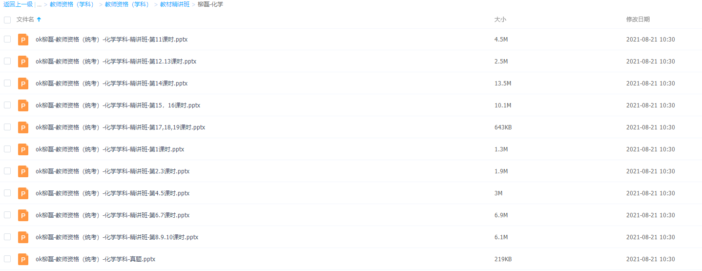 教师资格(学科)教材精讲班柳磊化学真题精讲班学习插图
