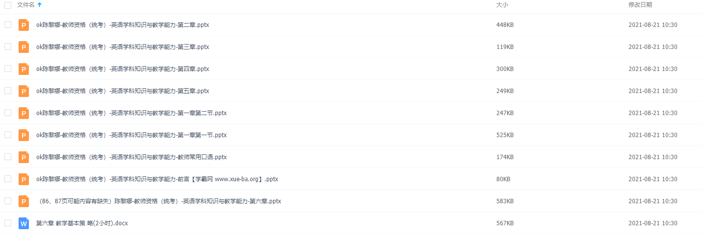 教师资格(学科)教材精讲班陈黎娜英语ppt讲义学习插图 教师资格(学科)教材精讲班陈黎娜英语ppt讲义学习插图