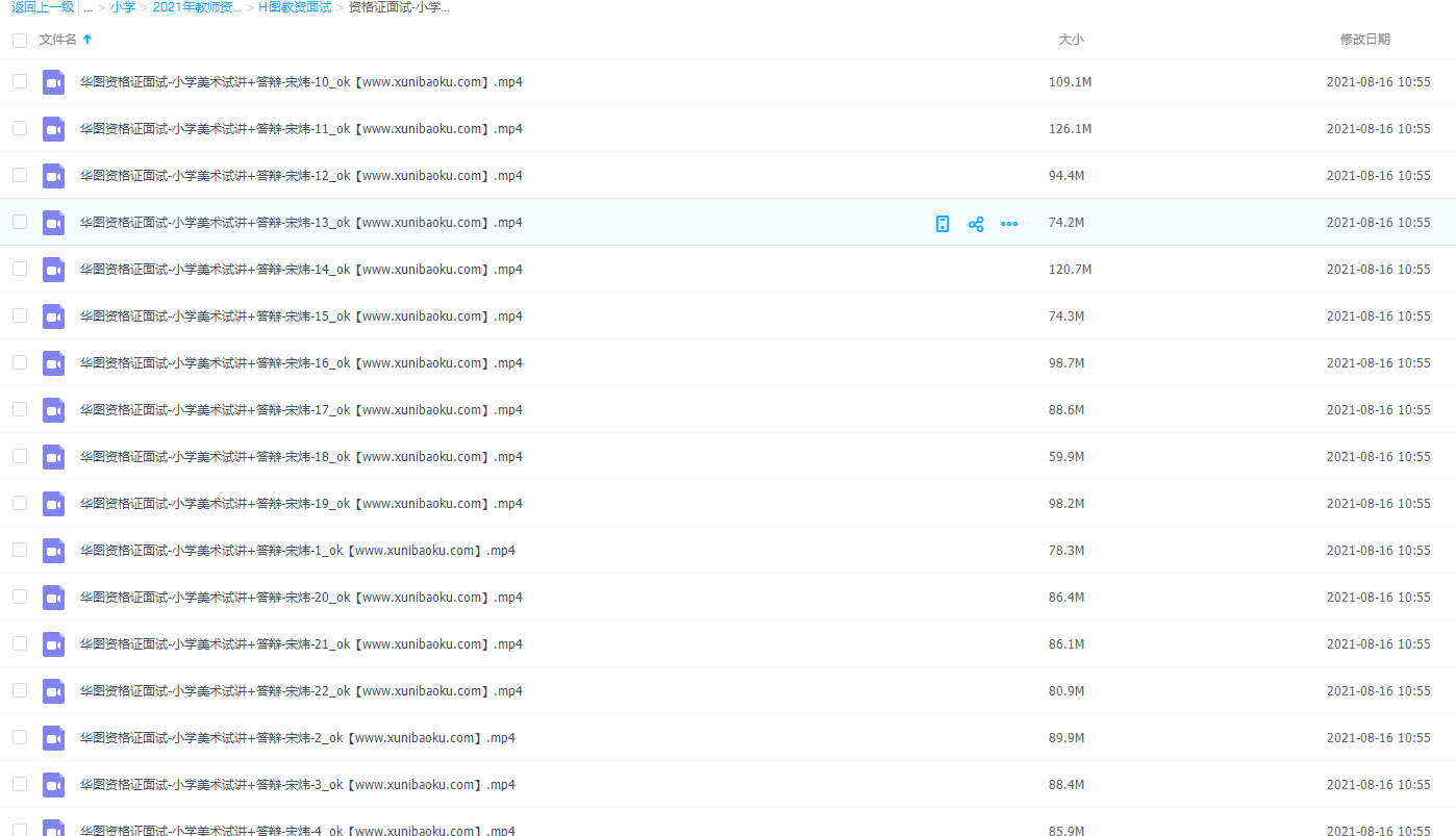 2021资格证面试小学美术试讲+答辩宋炜老师22视频讲义插图