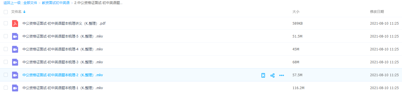 中公资格证面试初中英语题本梳理5节视频讲义知识点大全插图 中公资格证面试初中英语题本梳理5节视频讲义知识点大全插图