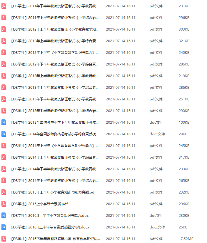 2020下教师资格证考试小学真题大全知识点内容很全面插图 2020下教师资格证考试小学真题大全知识点内容很全面插图